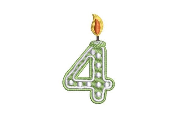 Birthday Candle Number 4: A Charming Addition