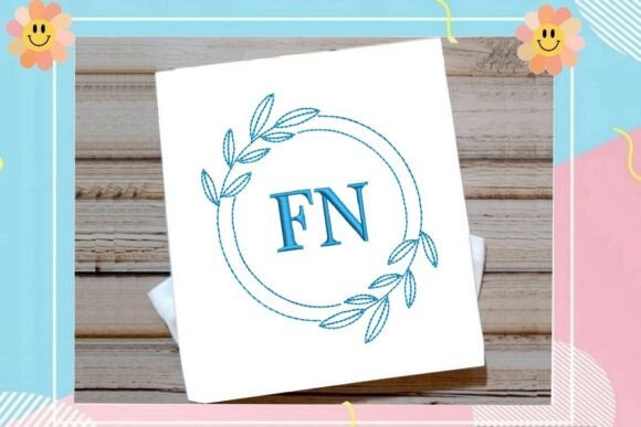 Elegant Beautiful Flower Frame F for Handmade Gifts