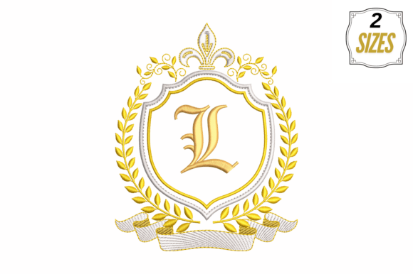 Elegant Letter L in a Beautiful Frame