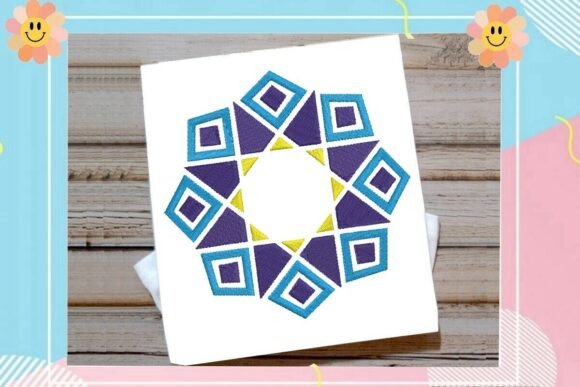 Islamic Diamond Frame: A Perfect Seasonal Embroidery