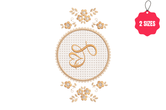 Letter S in a Beautiful Frame: A Premium Embroidery Design