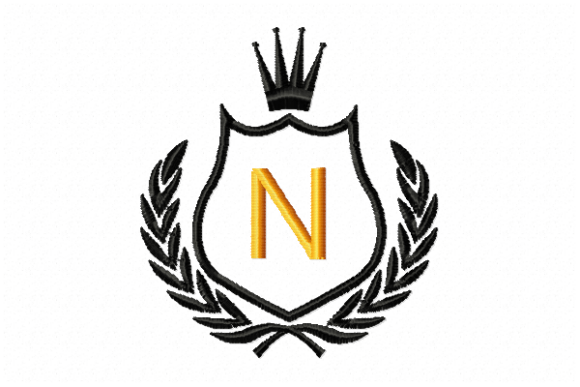 Royal Crest Letter N: A Touch of Elegance