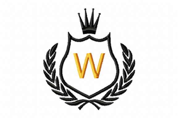 Royal Crest Letter W: A Touch of Elegance