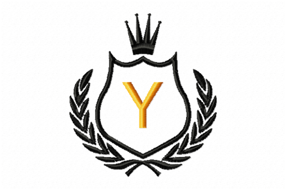 Royal Crest Letter Y: A Luxurious Touch for Small Business Merch